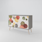 FLEETING HAPPINESS 2-Door Sideboard in Grey Finish