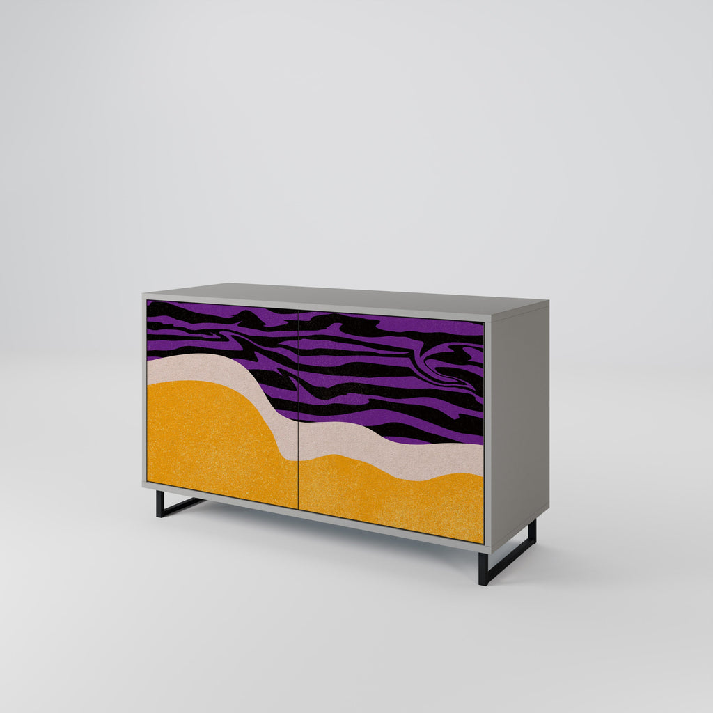 INDEPENDENT BORDER 2-Door Sideboard in Grey Finish