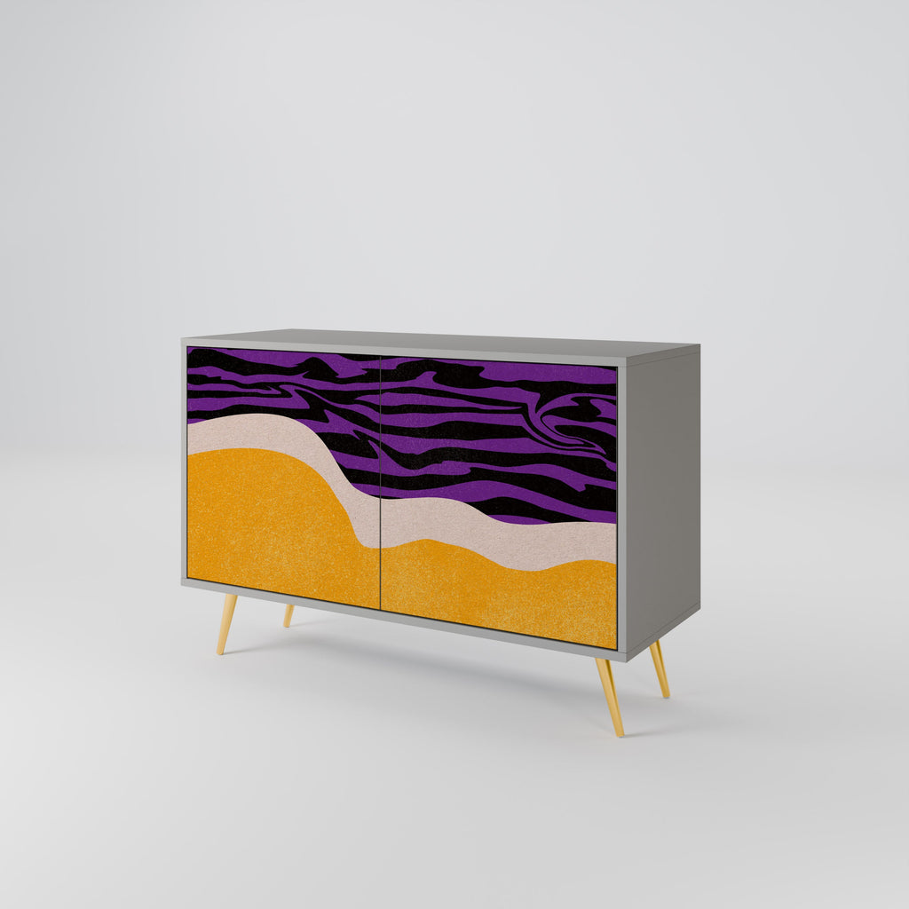 INDEPENDENT BORDER 2-Door Sideboard in Grey Finish