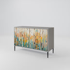 BIRCH KALEIDOSCOPE 2-Door Sideboard in Grey Finish
