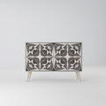 MONOCHROME NEXUS 2-Door Sideboard in Grey Finish