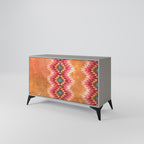 INDIAN FOLK 2-Door Sideboard in Grey Finish
