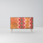 INDIAN FOLK 2-Door Sideboard in Grey Finish