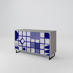 THE RIGHT PLACES Aparador de 2 Portas em Acabamento Cinzento