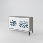 WONDERLAND VEGETATION 2-Door Sideboard in Grey Finish