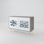 WONDERLAND VEGETATION 2-Door Sideboard in Grey Finish