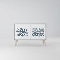 WONDERLAND VEGETATION 2-Door Sideboard in Grey Finish