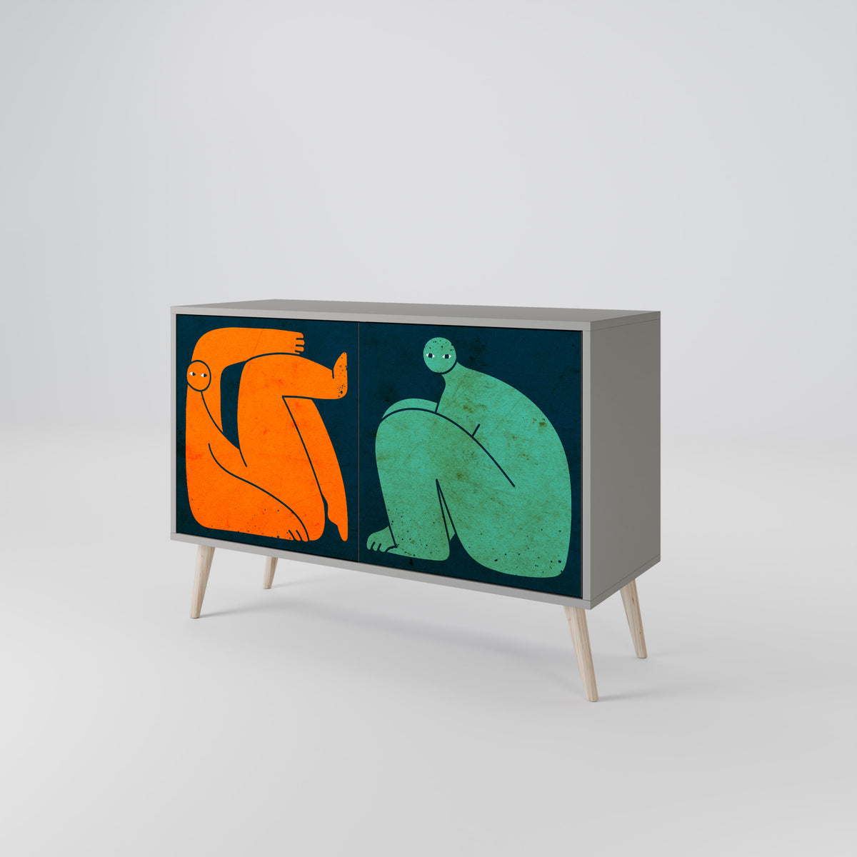 TOGETHER BUT SEPARATELY 2-Door Sideboard