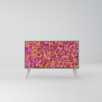 LOVELY MEMORIES 2-Door Sideboard in Grey Finish