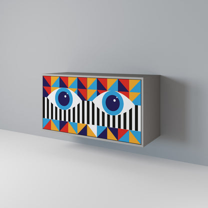 ABSTRACTION AND GEOMETRY Aparador de 2 Portas