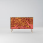 FLOATING THOUGHTS Aparador de 2 Portas em Acabamento Cinzento