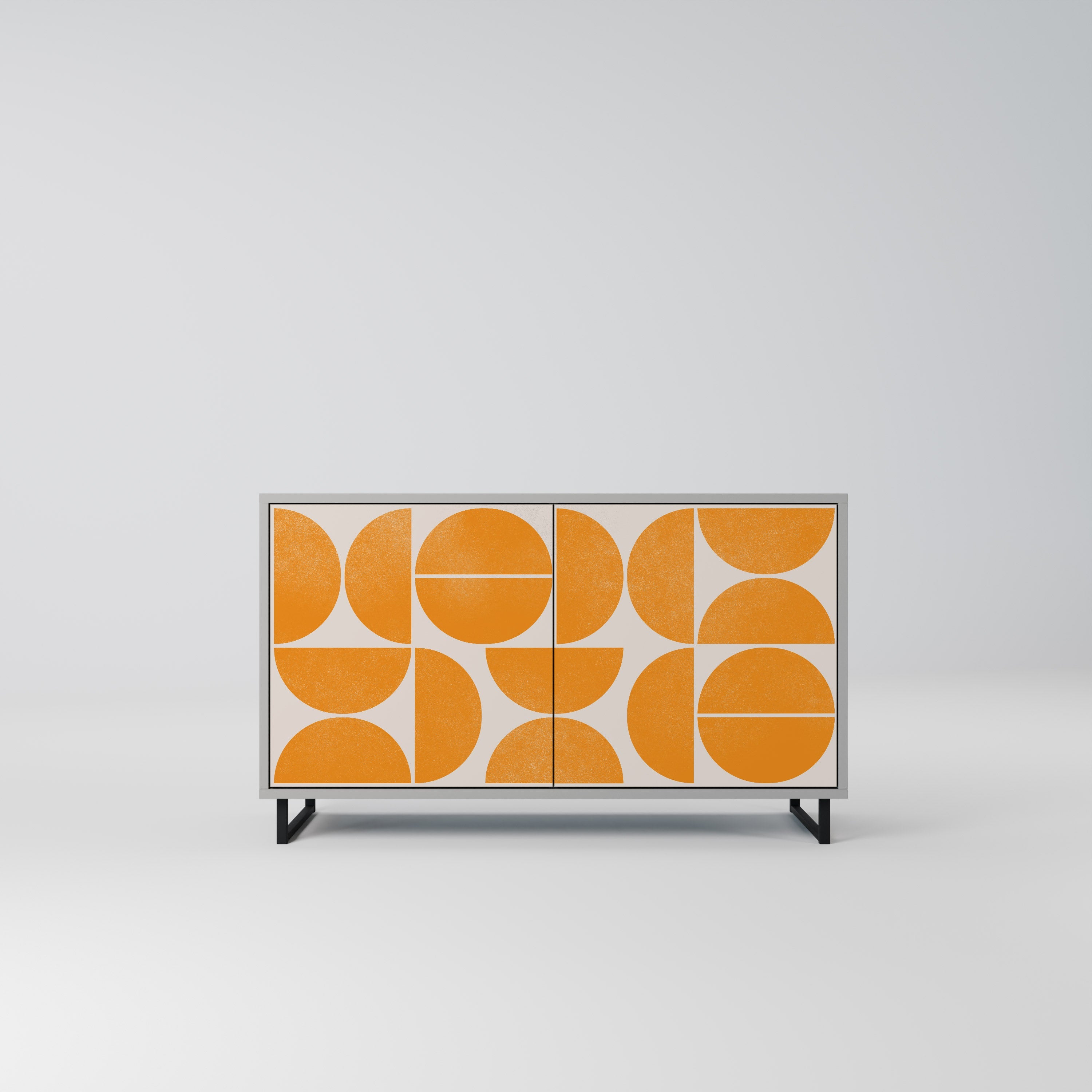 RECURRING DREAMS Aparador de 2 Portas em Acabamento Cinzento