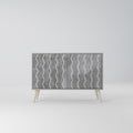 WAVES OF CONCRETE 2-Door Sideboard in Grey Finish