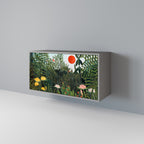 VIRGIN FOREST WITH SUNSET 2-Door Sideboard in Grey Finish