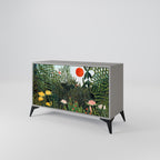 VIRGIN FOREST WITH SUNSET 2-Door Sideboard in Grey Finish