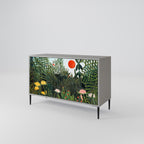VIRGIN FOREST WITH SUNSET 2-Door Sideboard in Grey Finish