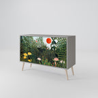 VIRGIN FOREST WITH SUNSET 2-Door Sideboard in Grey Finish