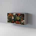 MIDNIGHT SPROUT Aparador de 2 Portas em Acabamento Cinzento