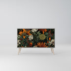 MIDNIGHT SPROUT Aparador de 2 Portas em Acabamento Cinzento