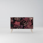 FLORAL WHISPER 2-Door Sideboard in Grey Finish
