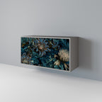 TWILIGHT BLOOM Aparador de 2 Portas em Acabamento Cinzento