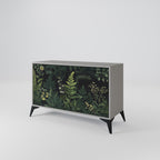 FERN FLOWERS 2-Door Sideboard in Grey Finish