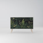 FERN FLOWERS 2-Door Sideboard in Grey Finish