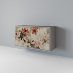 PETAL HARMONY Aparador de 2 Portas em Acabamento Cinzento