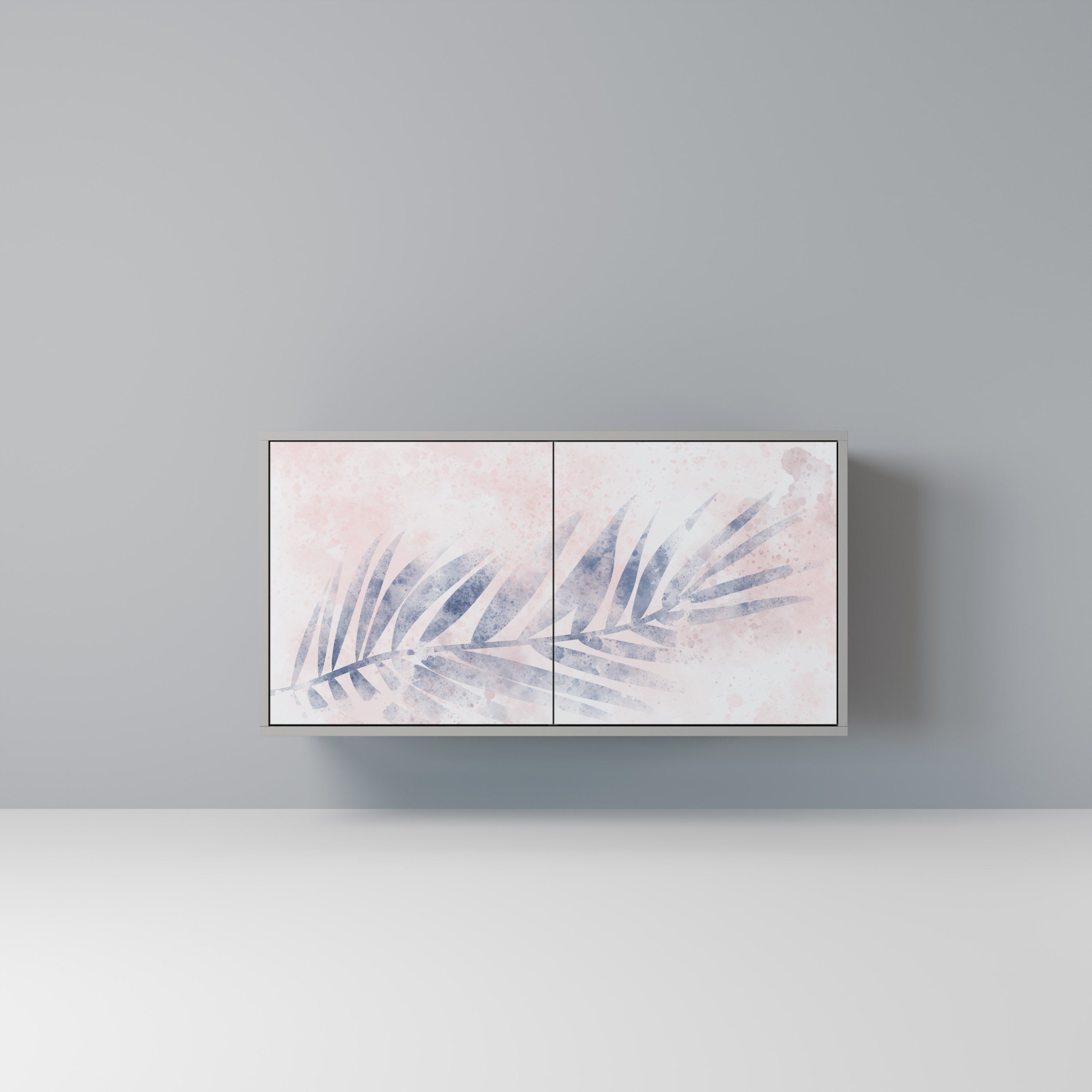 TIMELESS FLOAT Aparador de 2 Portas em Acabamento Cinzento