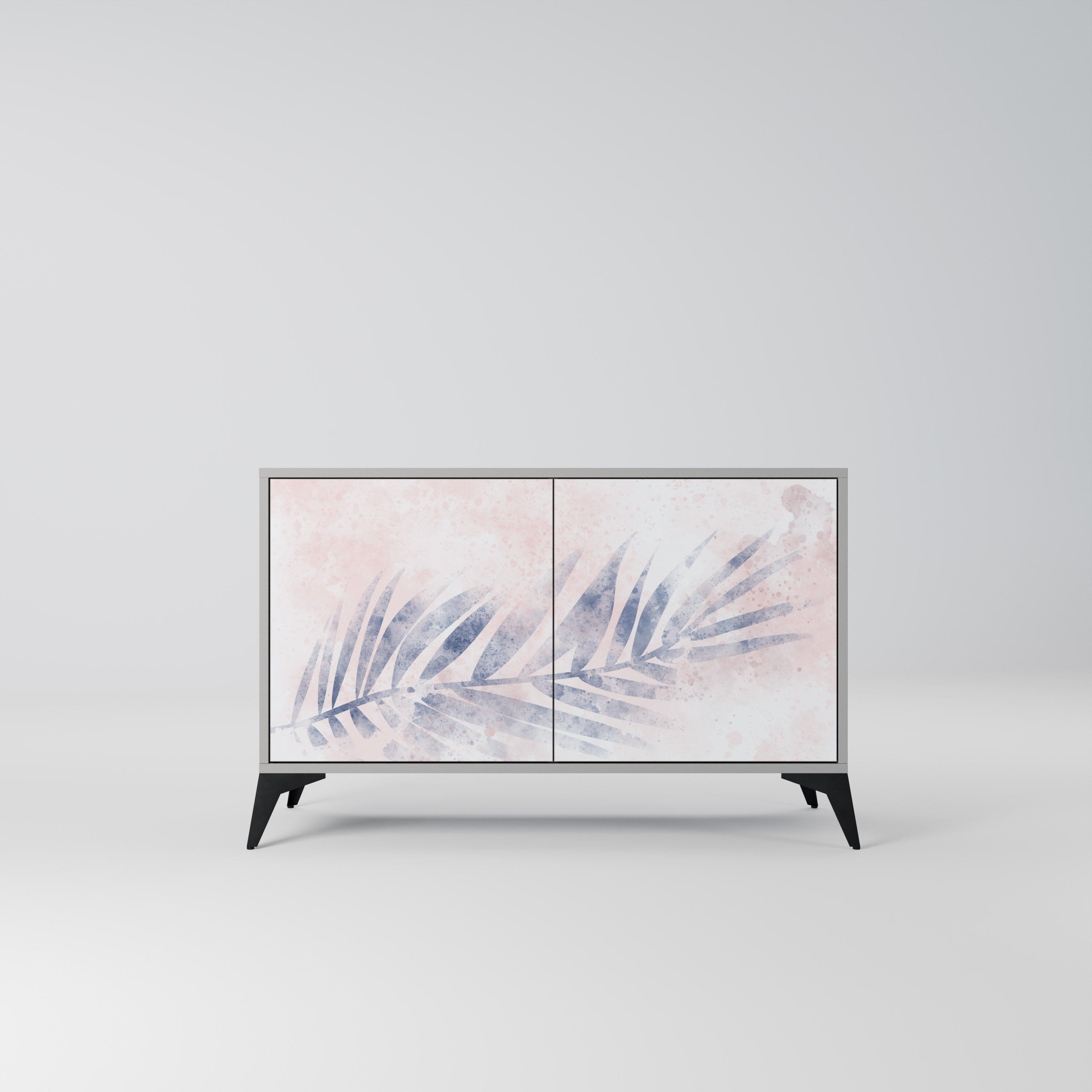 TIMELESS FLOAT Aparador de 2 Portas em Acabamento Cinzento