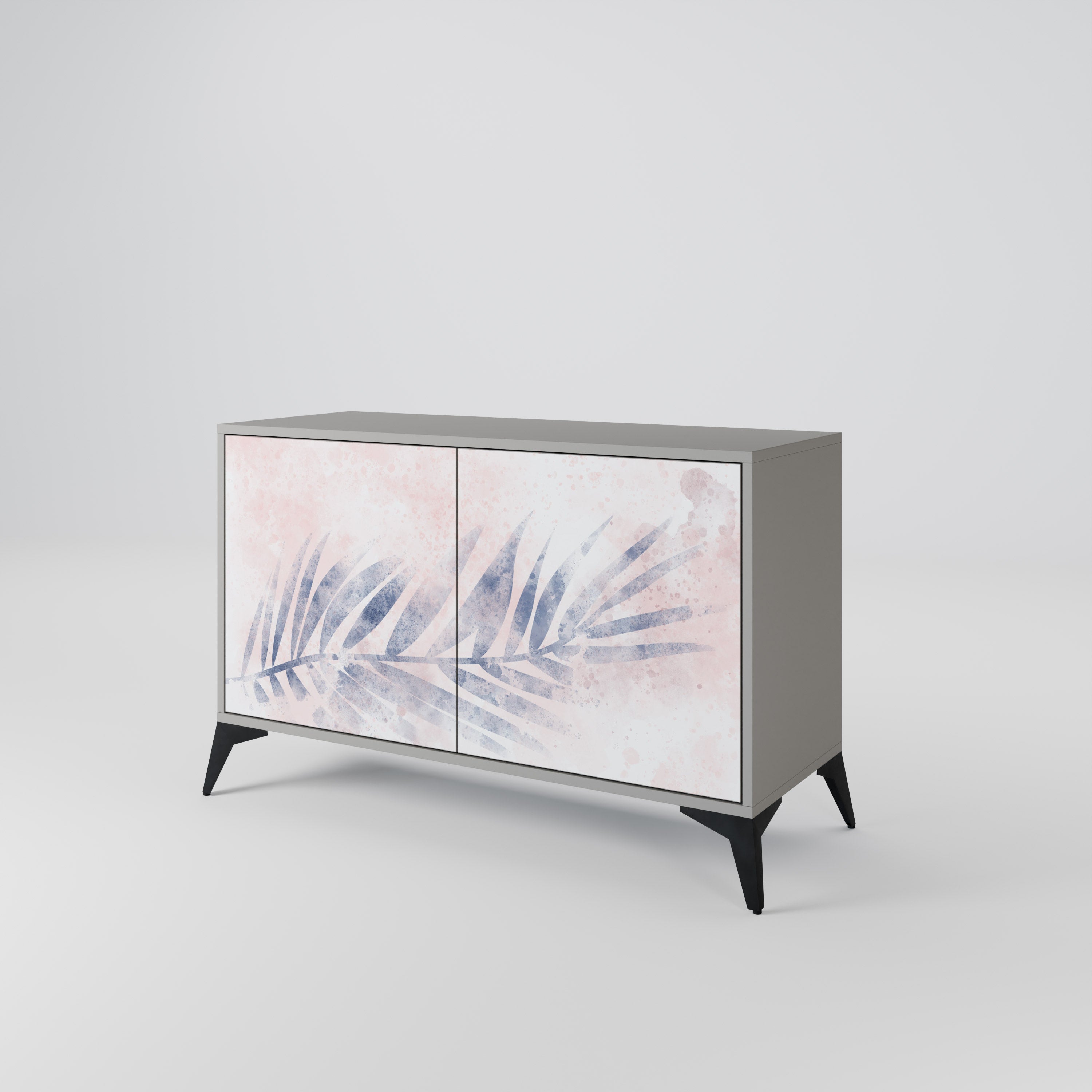 TIMELESS FLOAT Aparador de 2 Portas em Acabamento Cinzento