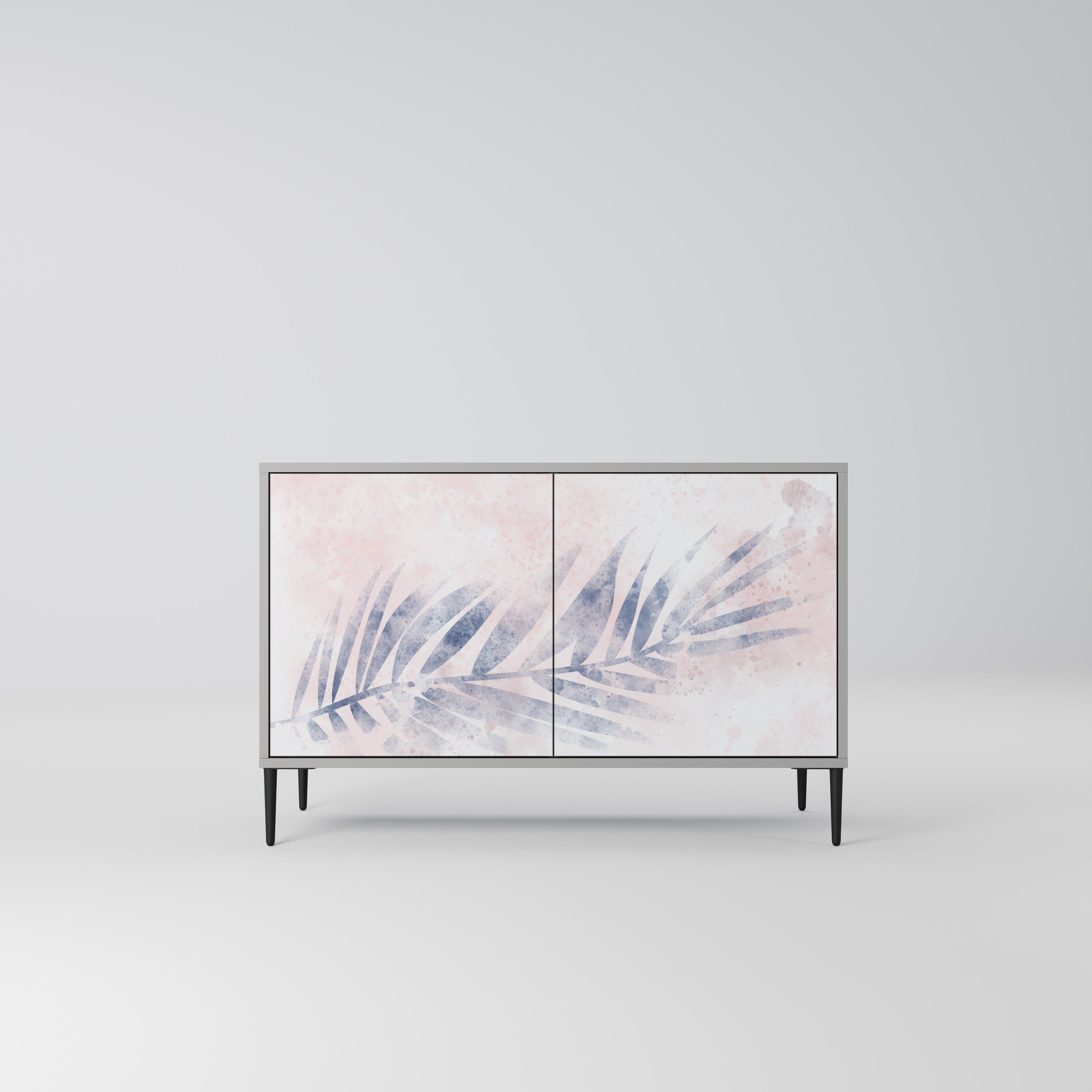 TIMELESS FLOAT Aparador de 2 Portas em Acabamento Cinzento