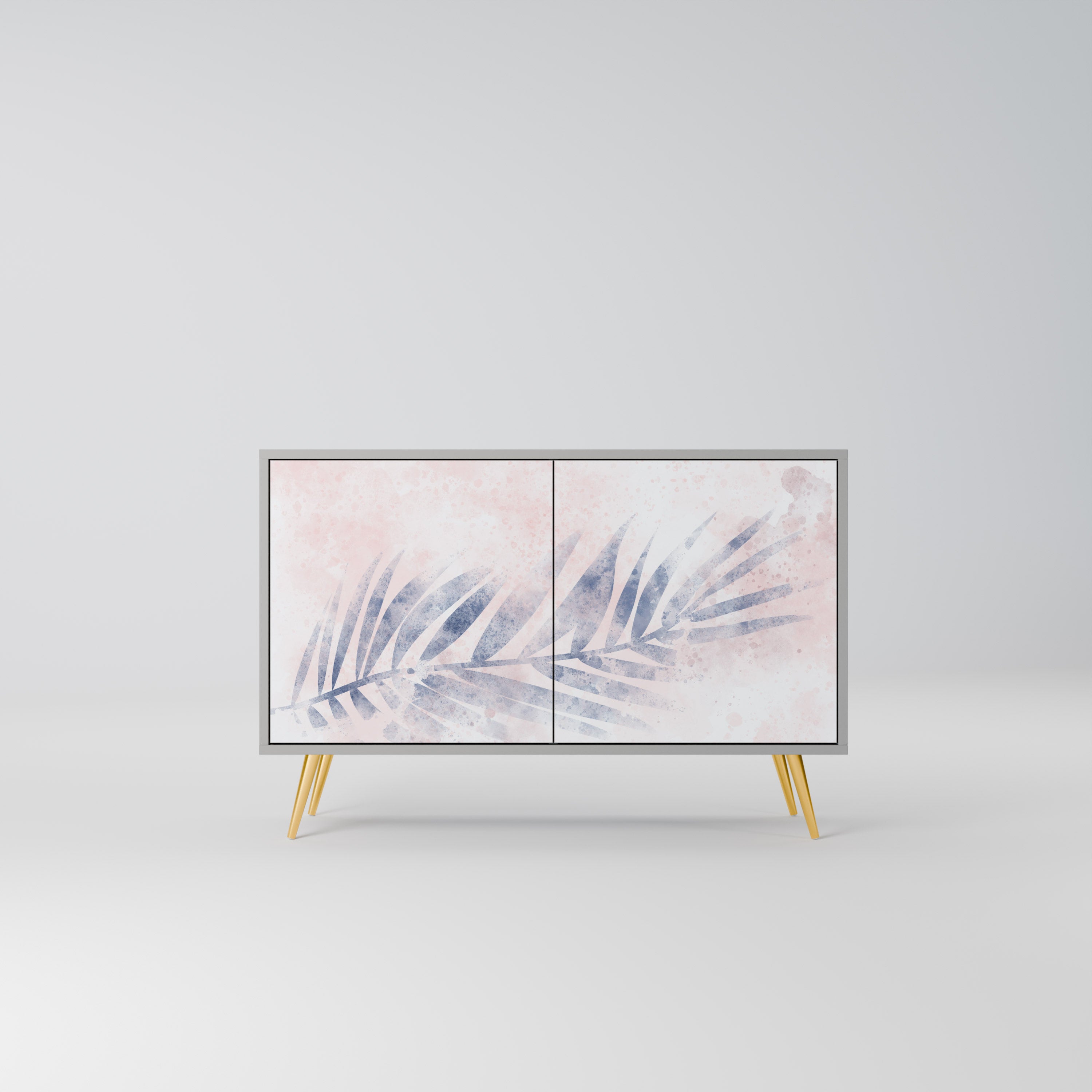 TIMELESS FLOAT Aparador de 2 Portas em Acabamento Cinzento