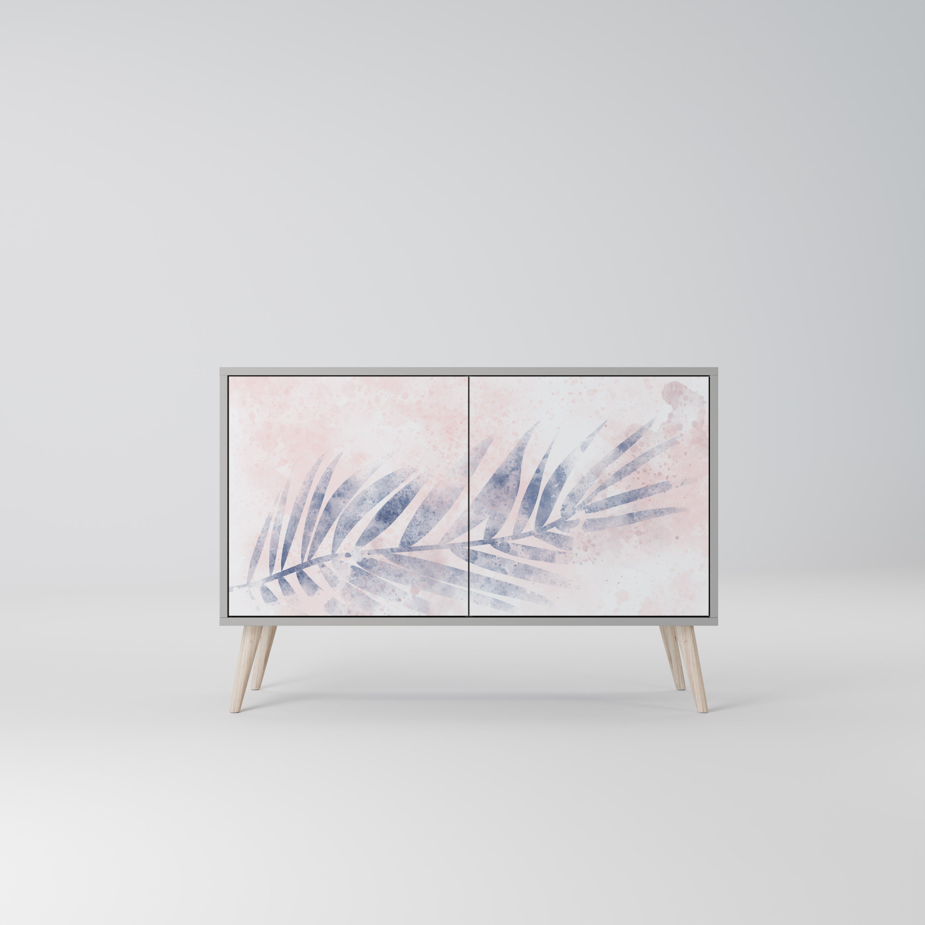 TIMELESS FLOAT Aparador de 2 Portas em Acabamento Cinzento