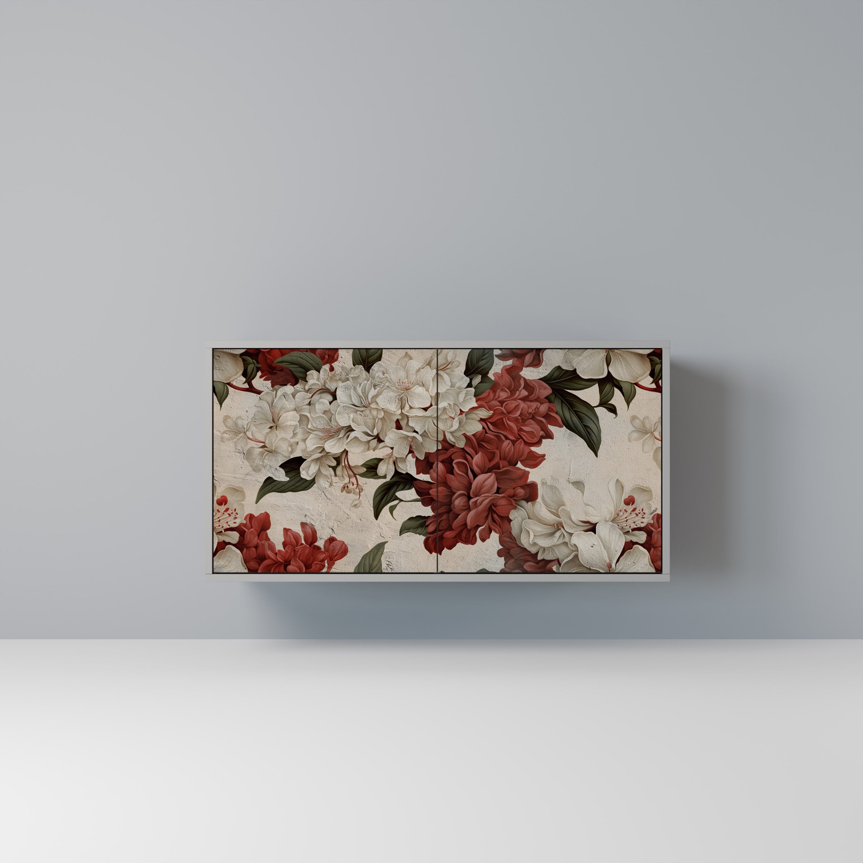 EPHEMERAL DAYS Aparador de 2 Portas em Acabamento Cinzento