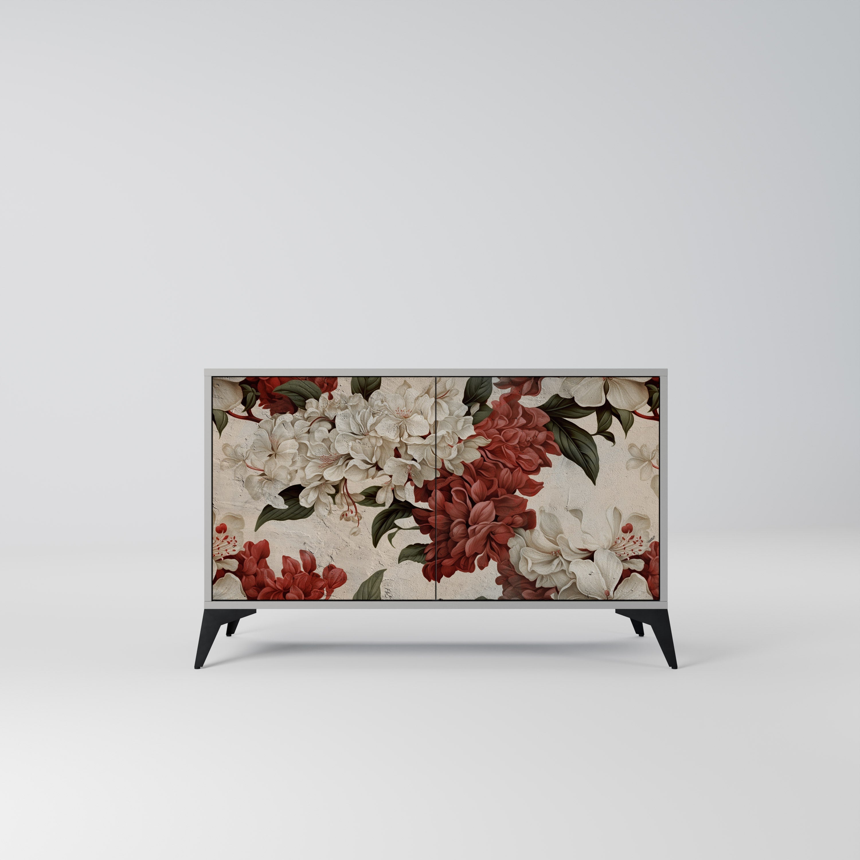 EPHEMERAL DAYS Aparador de 2 Portas em Acabamento Cinzento