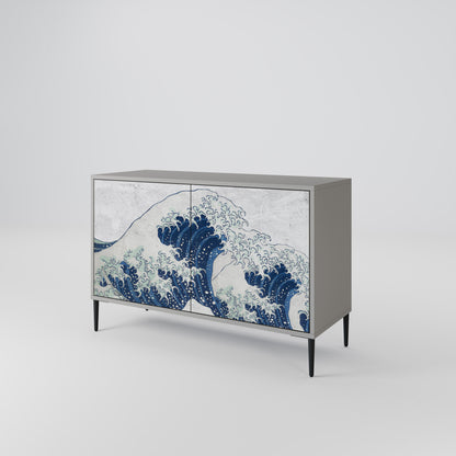 THE GREAT WAVE AT KANAGAWA Aparador de 2 Portas