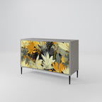 SUNKISSED LILY 2-Door Sideboard in Grey Finish