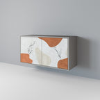 TRANQUIL TWIG 2-Door Sideboard in Grey Finish