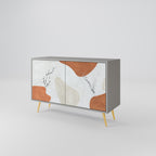TRANQUIL TWIG 2-Door Sideboard in Grey Finish