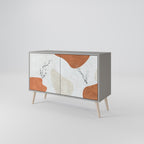 TRANQUIL TWIG 2-Door Sideboard in Grey Finish