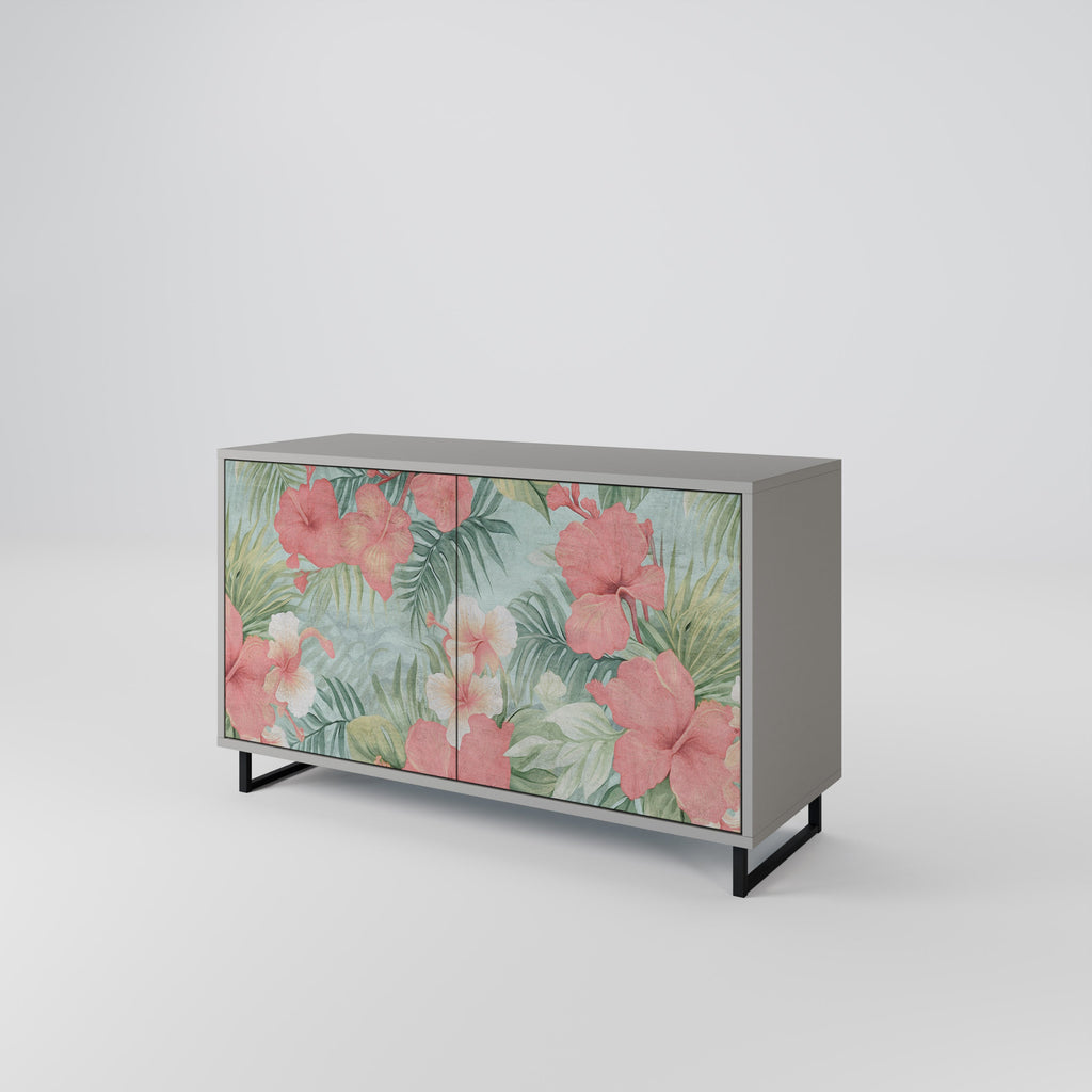 HAWAIIAN SPIRIT 2-Door Sideboard in Grey Finish