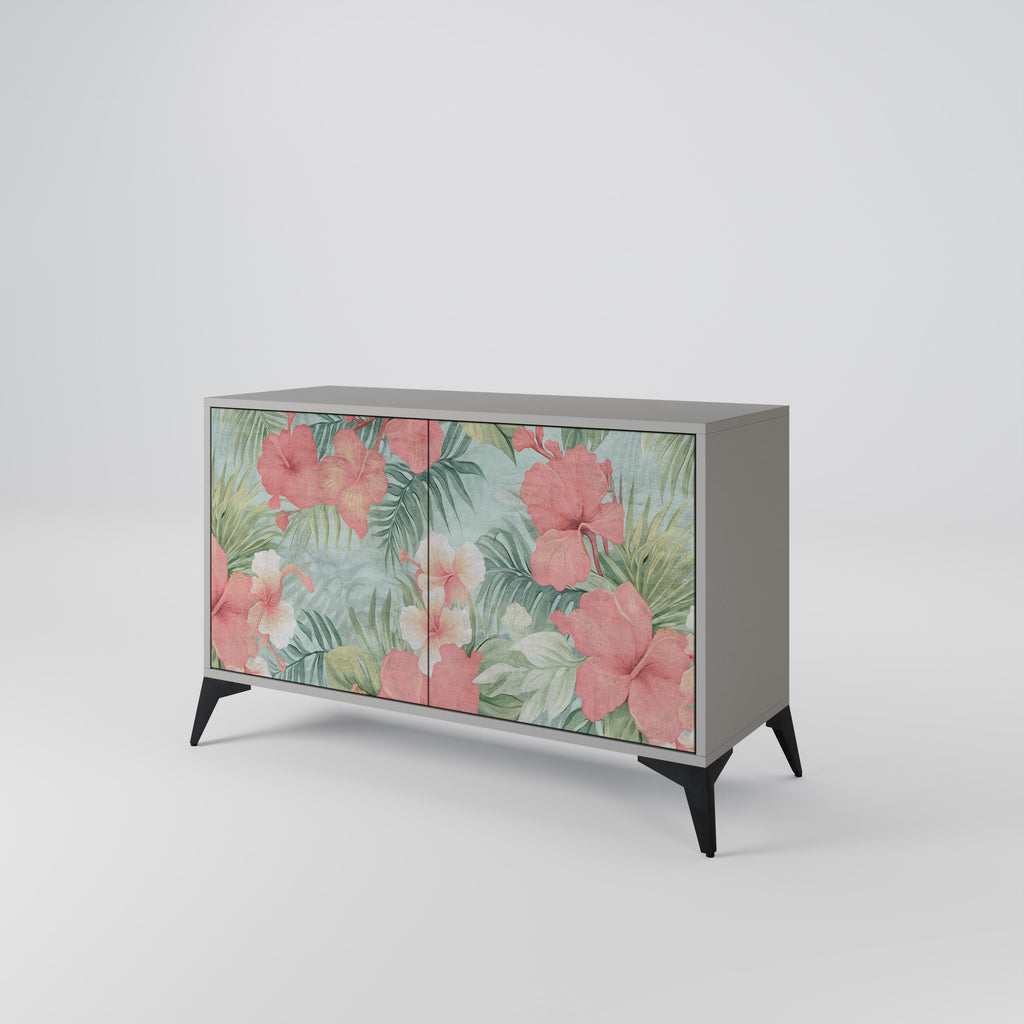 HAWAIIAN SPIRIT 2-Door Sideboard in Grey Finish