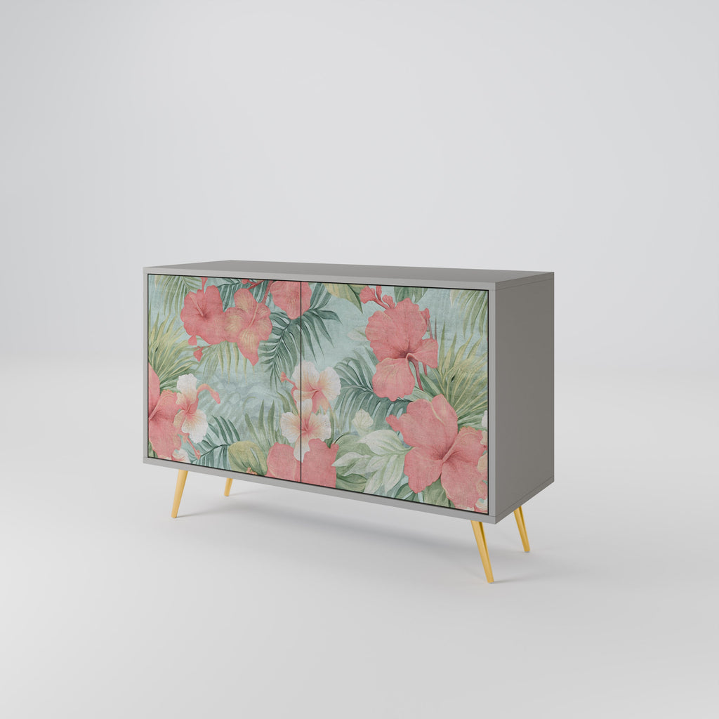 HAWAIIAN SPIRIT 2-Door Sideboard in Grey Finish