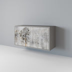 FADE IN THE TREES Aparador de 2 Portas em Acabamento Cinzento