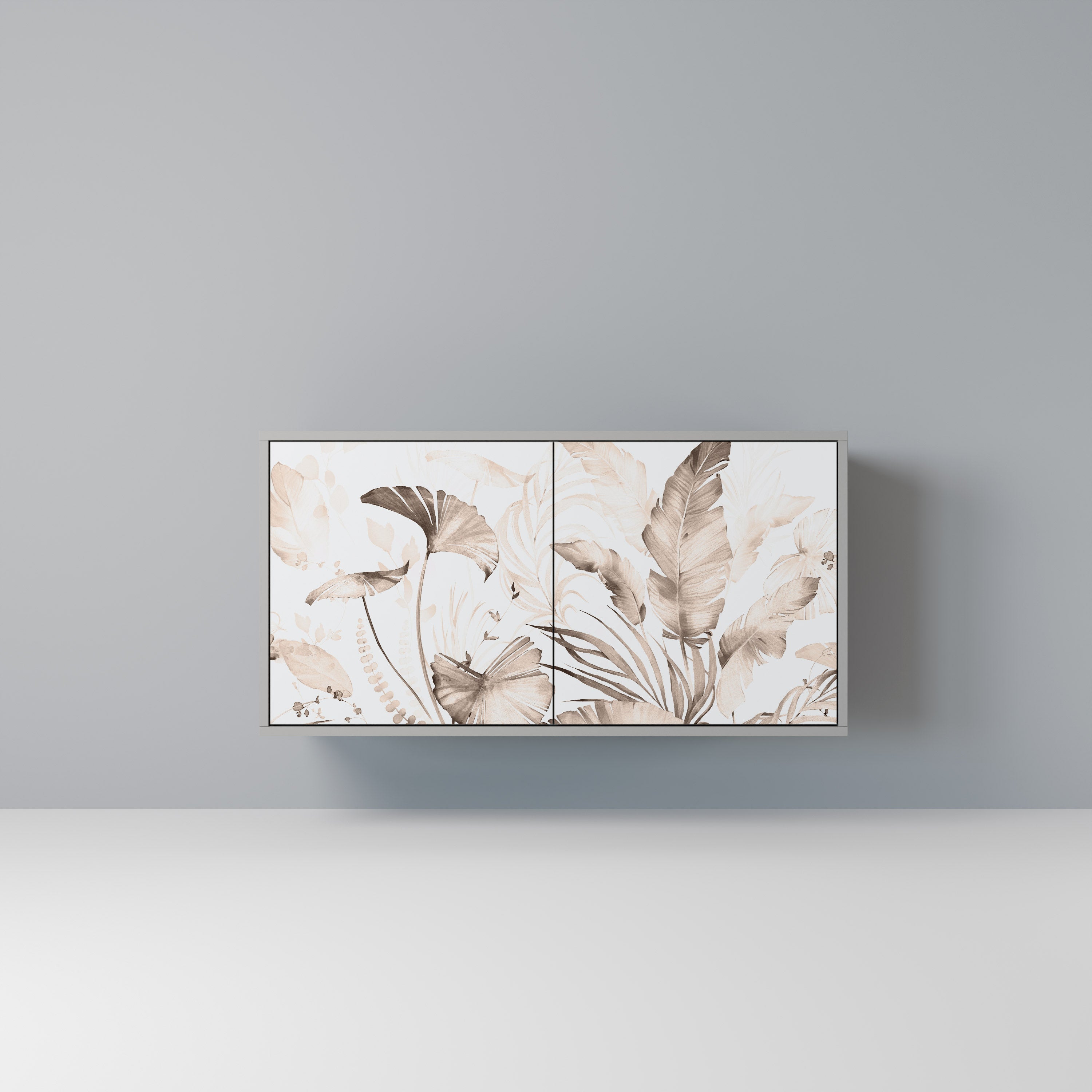 WILD TENDERNESS Aparador de 2 Portas em Acabamento Cinzento