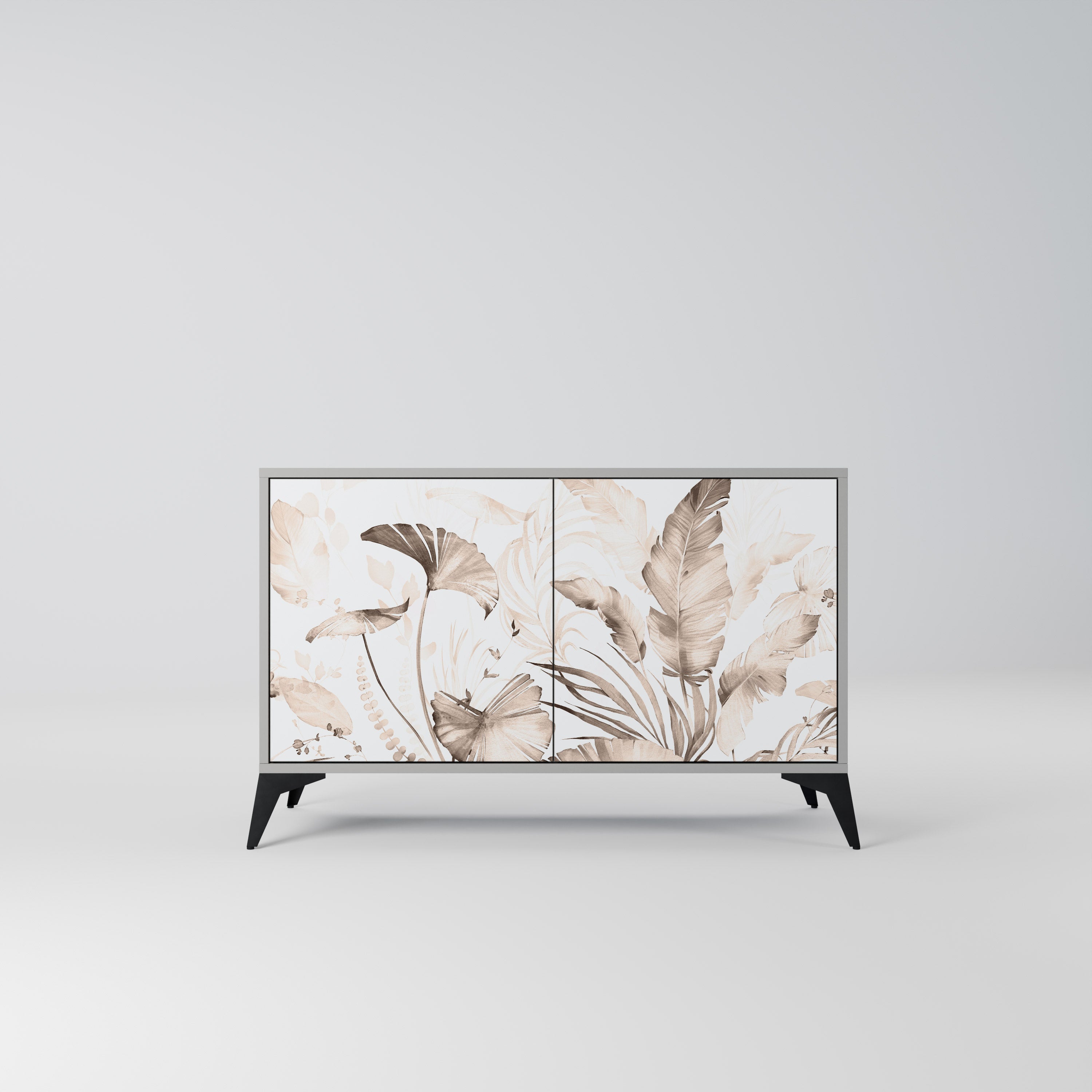 WILD TENDERNESS Aparador de 2 Portas em Acabamento Cinzento