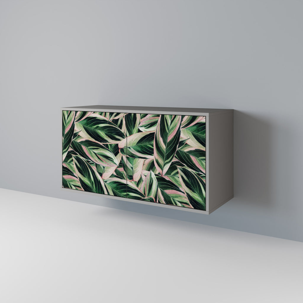 EERIE STROMANTHE Aparador de 2 Portas em Acabamento Cinzento