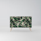 EERIE STROMANTHE Aparador de 2 Portas em Acabamento Cinzento