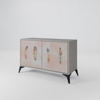 THE DELIQUESCE 2-Door Sideboard in Grey Finish